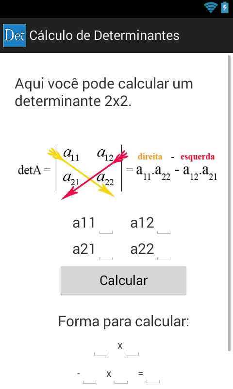 CÁLCULO DE DETERMINANTES截图2