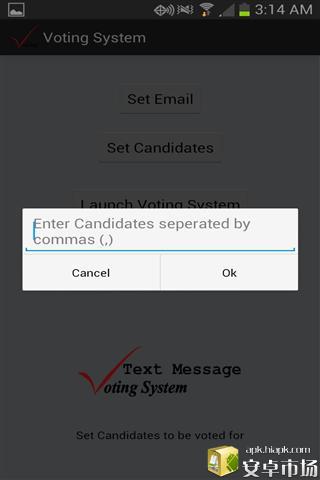 文本消息投票系统 Text Message Voting System截图2