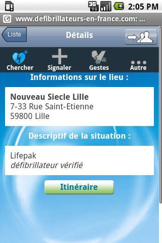Défibrillateurs en France截图2