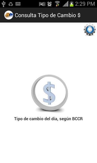 Tipo de cambio del d&iacute;a BCCR截图1