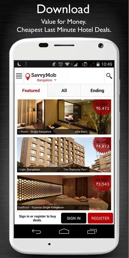 SavvyMob – Last Minute Hotels截图1