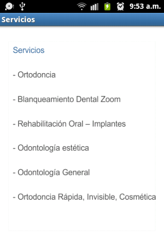 Javier Ovalle Clínica Dental截图3