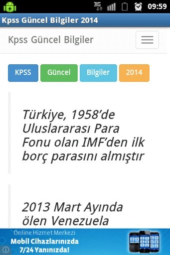 KPSS Güncel Bilgiler 2014截图1