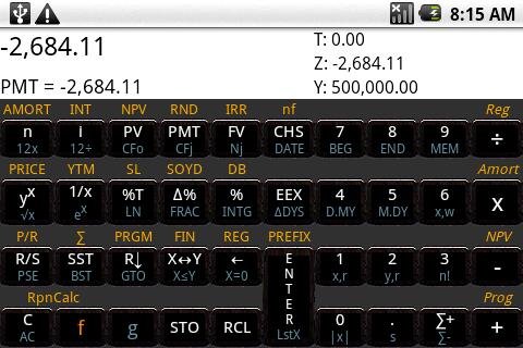 科学计算器 RpnCalc Financial截图2