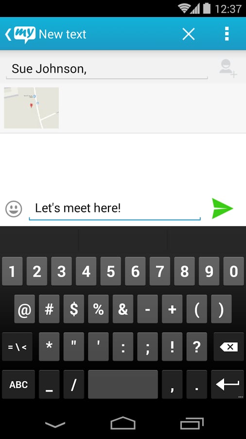 mysms – GPS Location Sh...截图2