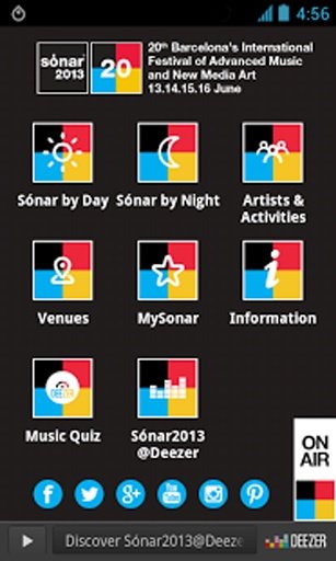 S&oacute;nar Festival 2013 Official截图5