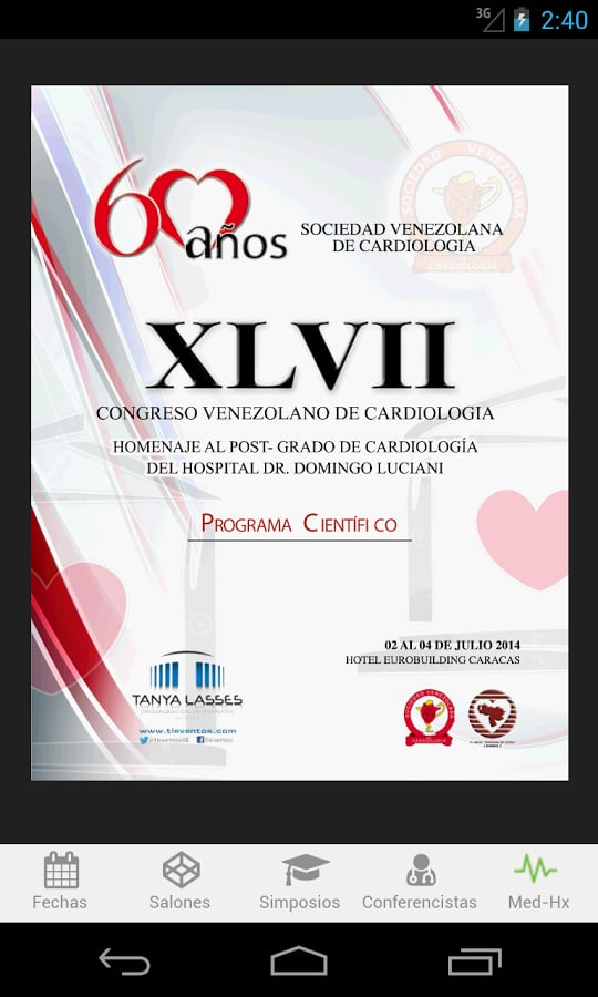 Programa - Cardiolog&iacute;a 2...截图2