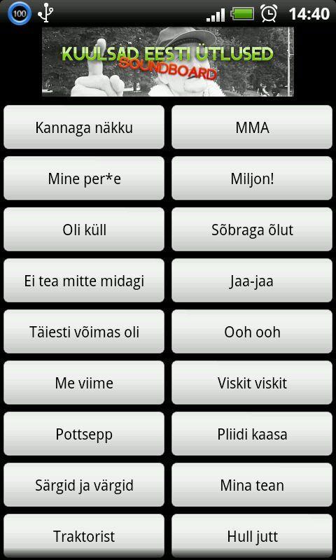 Eesti Ütlused Soundboard截图1