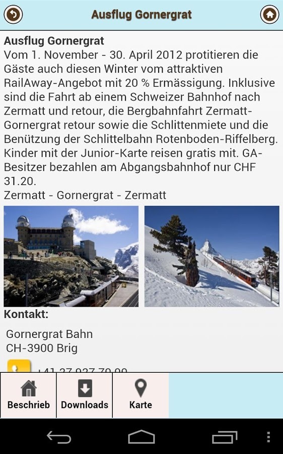 Gornergrat alpmove Reiseführer截图3