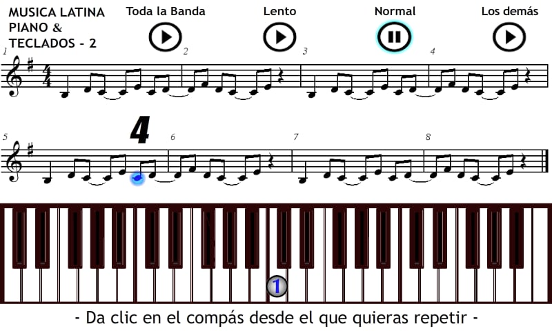 Tocar Piano M&uacute;sica Latin...截图3