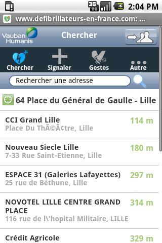Défibrillateurs en France截图1