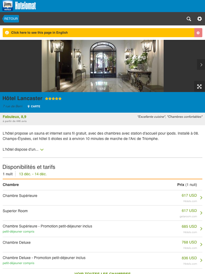 Hotelomat – Recherche d’hôtels截图6