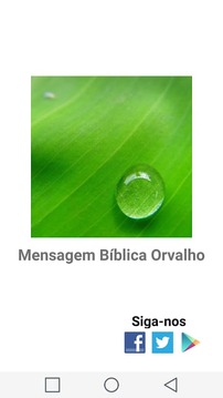 Mensagem B&iacute;blica Orvalho截图