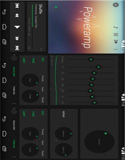 Poweramp黑色皮肤截图1