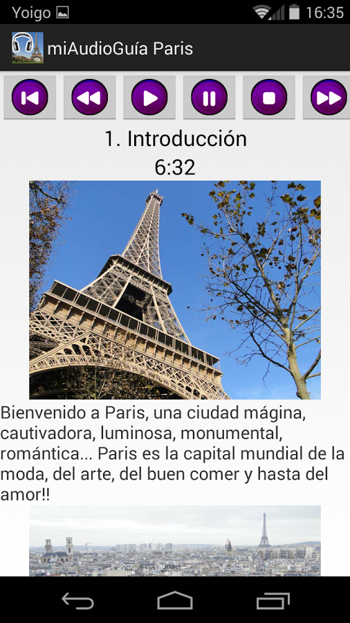 Audio Guía Paris MV Demo截图8