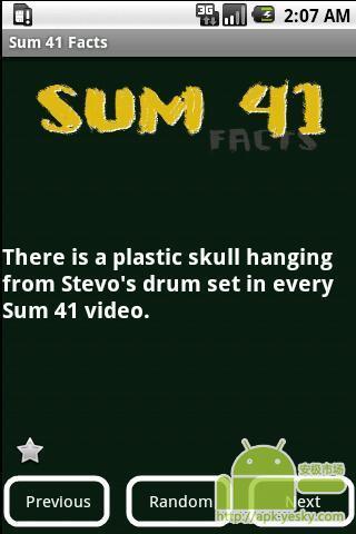 Sum 41的事实截图1