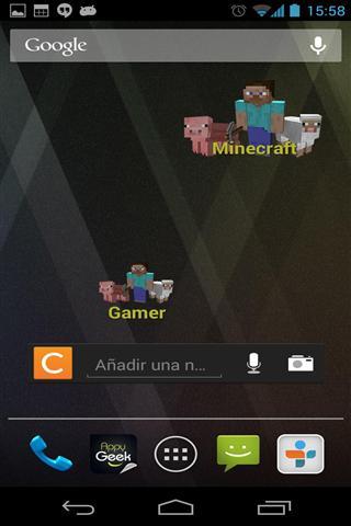 矿工艺贴纸的Widget1截图2