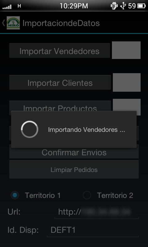 Sist Pedidos Móvil Empresarial截图3