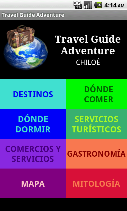 TRAVEL GUIDE ADVENTURE CHILOÉ截图1