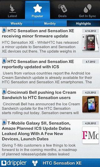 Drippler Sensation XE(HTC版)截图1