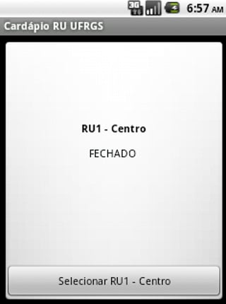 Novo Card&aacute;pio do RU da U...截图2