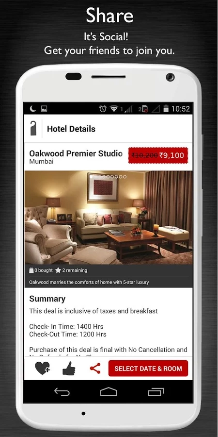 SavvyMob – Last Minute Hotels截图5