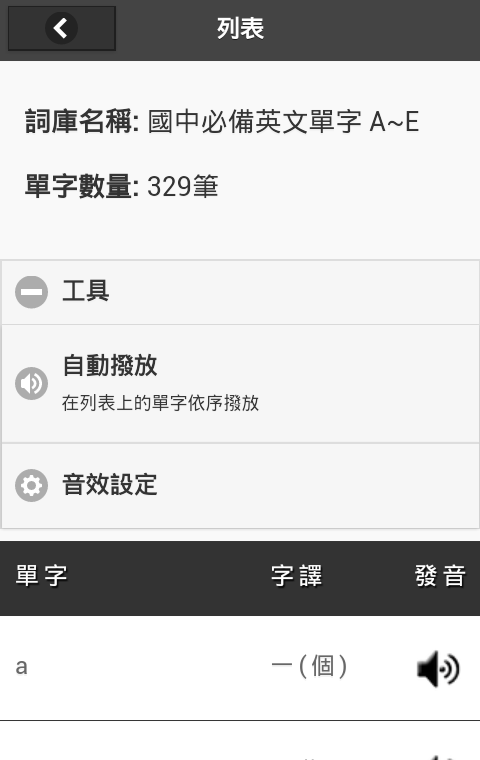 英文單字發音列表截图7