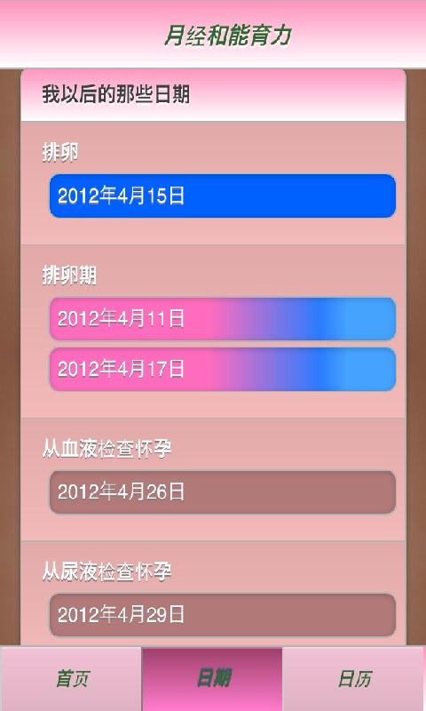 月经和能育力 - Pro Free截图2