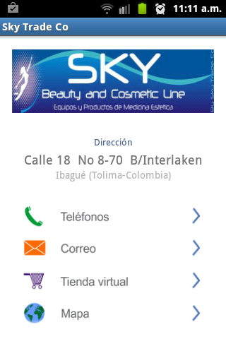 Sky Trade Co Equipos Estéticos截图1