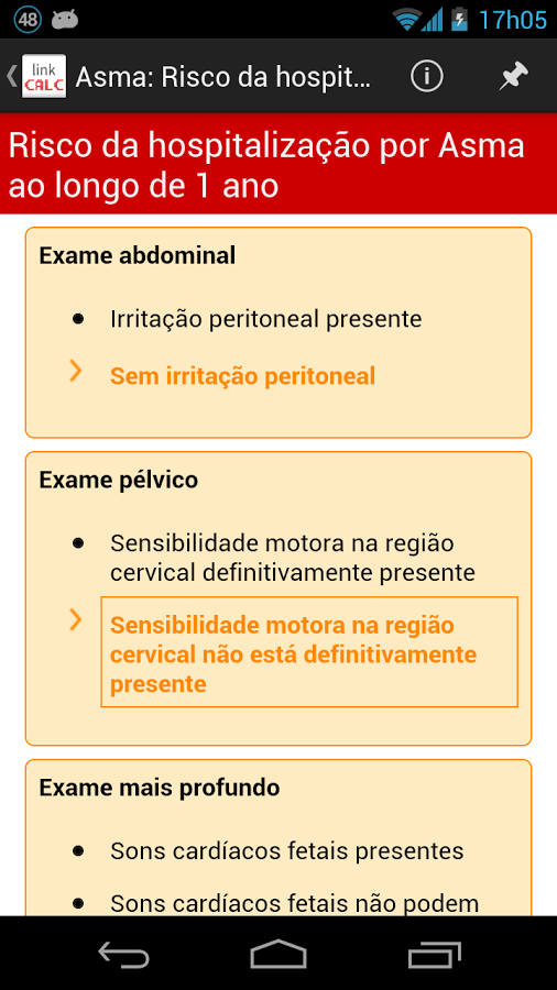 LinkCALC - Calculadora M&eacute;dica截图2