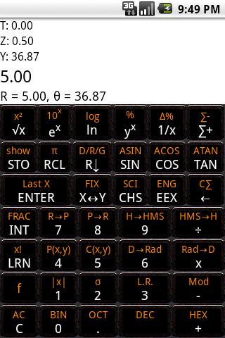 科学计算器 RpnCalc Financial截图3