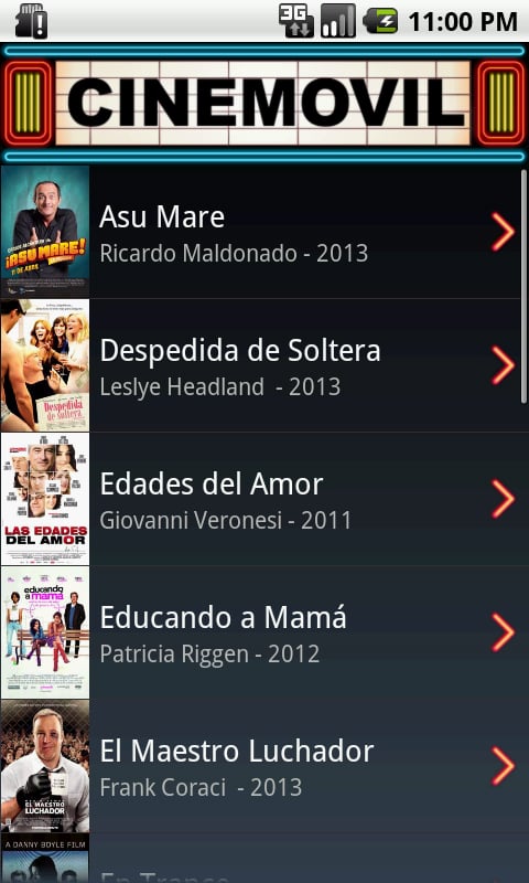 Cine Movil: Cartelera en Per&uacute;截图4