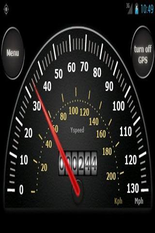 Yspeed：GPS测速仪截图1