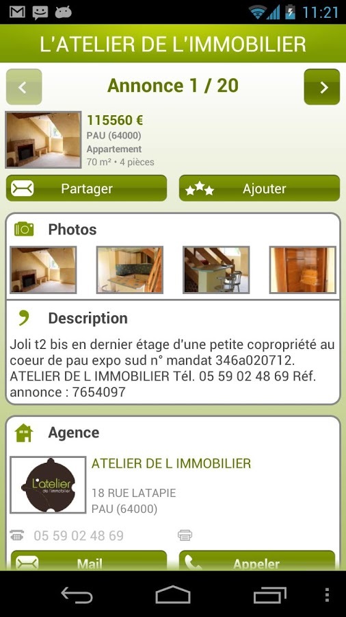 L’ATELIER DE L’IMMOBILIER截图2