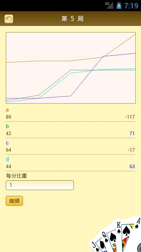 牌局記分計分截图4