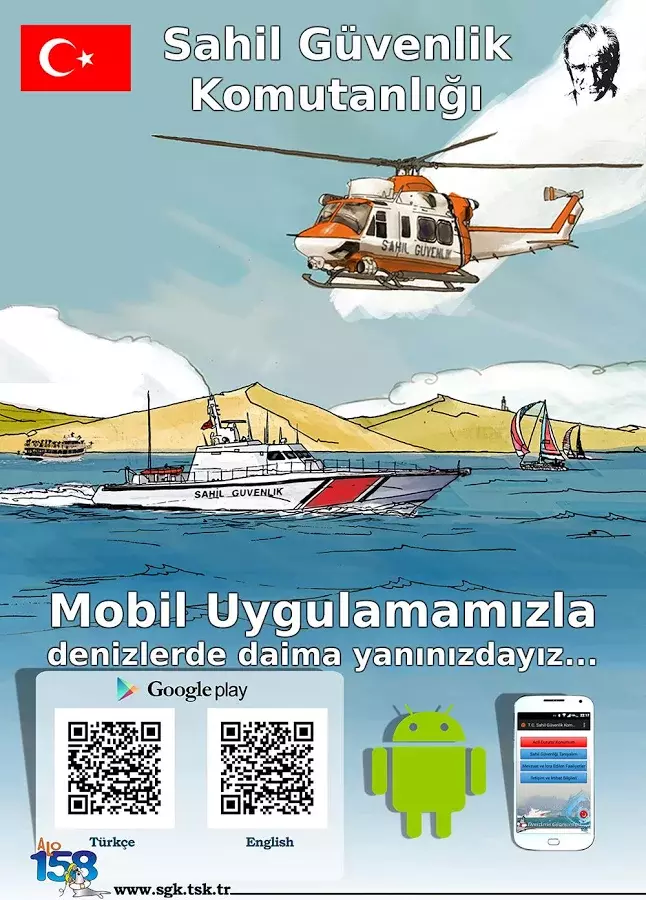 Sahil Güvenlik Mobil Uygulamas截图1