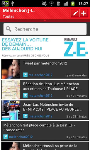 Pr&eacute;sidentielles 2012 Actus截图3