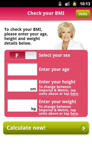 Rosemary Conley’s BMI App截图2