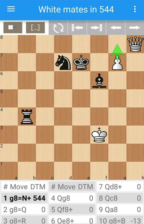 7-piece chess endgame training截图1