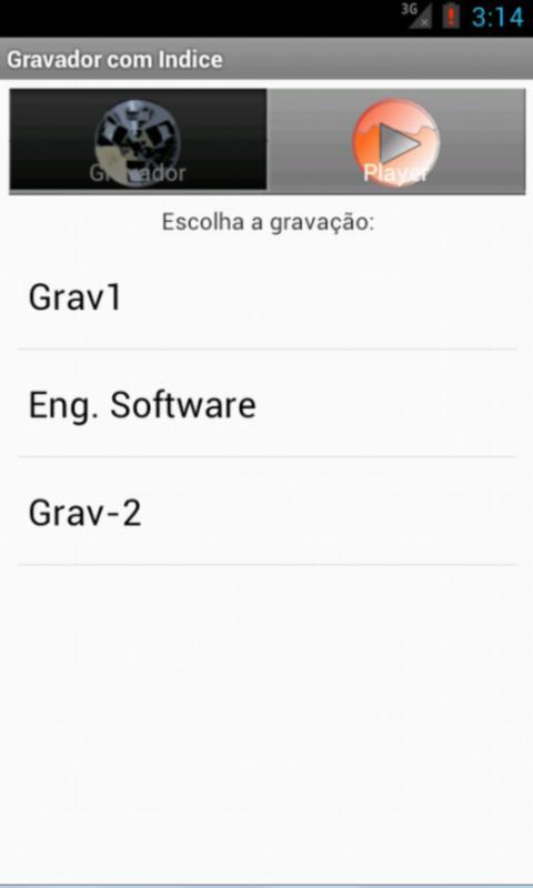 Gravador de voz c/ Índice FREE截图2