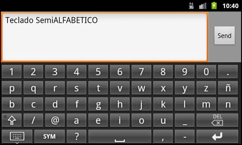 Teclado Semi ALFABETICO RÁPIDO截图2