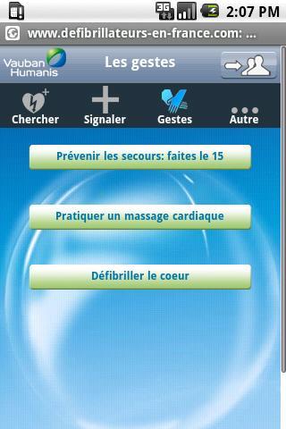 Défibrillateurs en France截图4