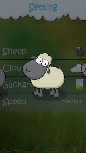 Sheep &amp; Clouds Live Wallpaper截图2