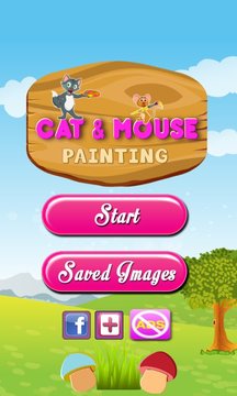 猫和老鼠绘画截图