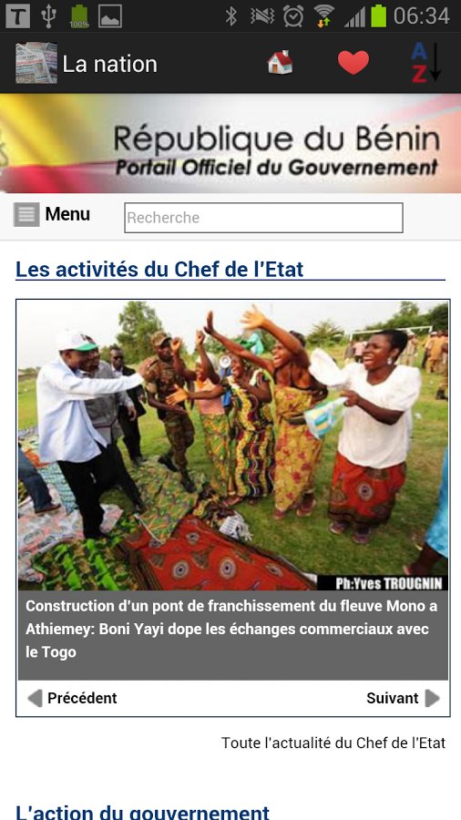 B&eacute;nin Journaux et Nouvel...截图1