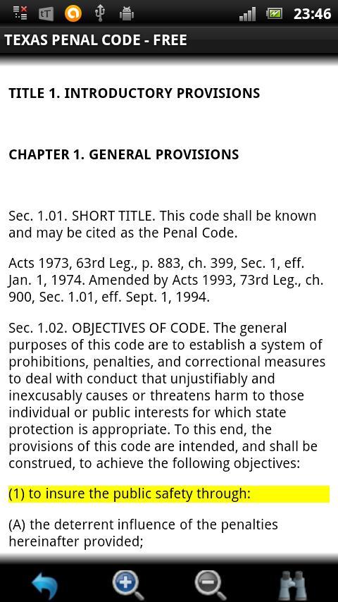 Texas Penal Code FREE截图2