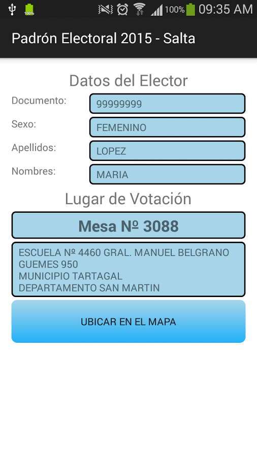 Padrón Salta 2015 - Offline截图6