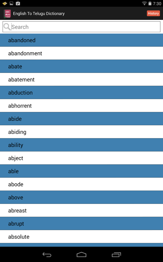 English To Telugu Dictionary截图1