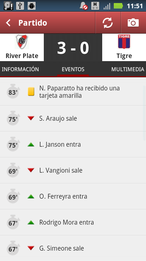 River Plate Rivermillonarios截图3