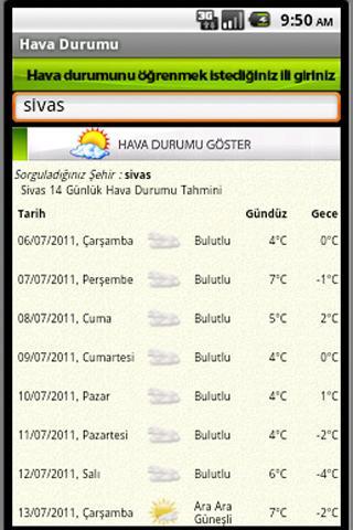 Hava Durumu (Weather)截图7